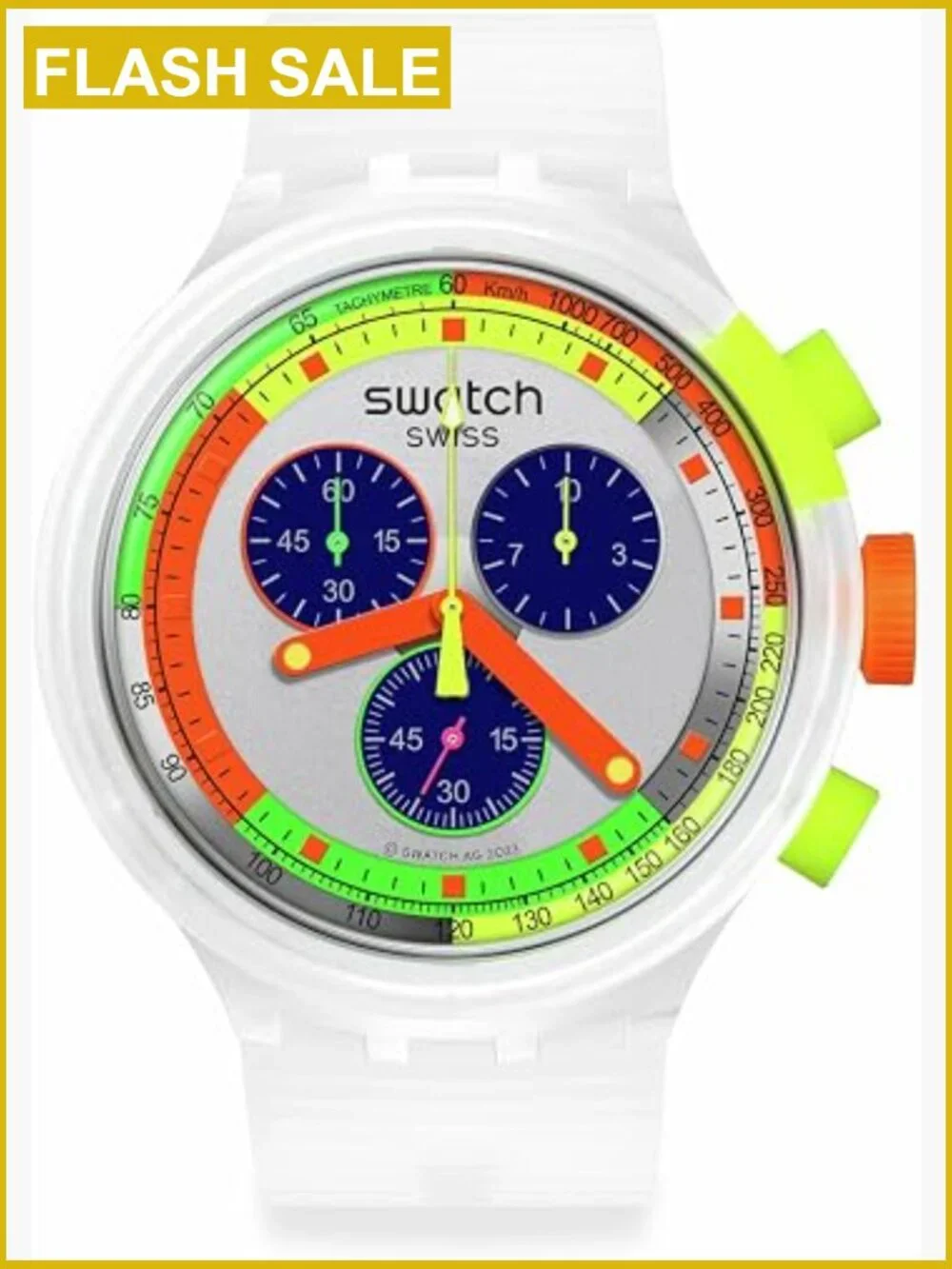 Swatch Big Bold Chrono Unisex 47mm Quartz Watch
